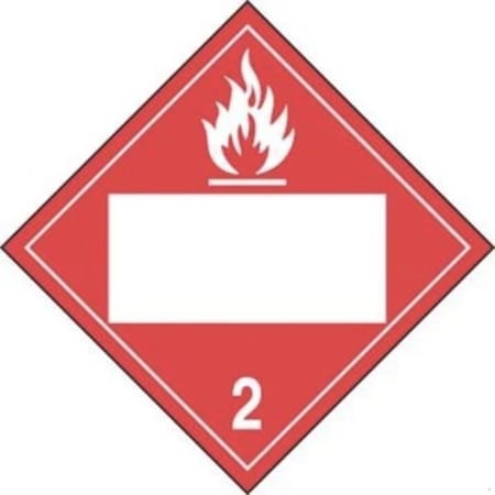 Accuform BLANK DOT PLACARD HAZARD CLASS 2 MPL4DG2BMG25 MPL4DG2BMG25